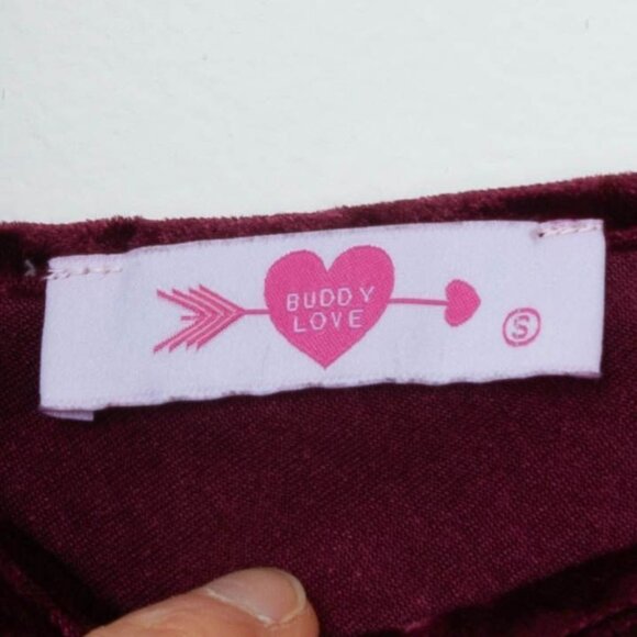 Buddy Love Womens Crushed Velvet Button Front Tank Top Size S Tie Bottom Vamp - Picture 5 of 8